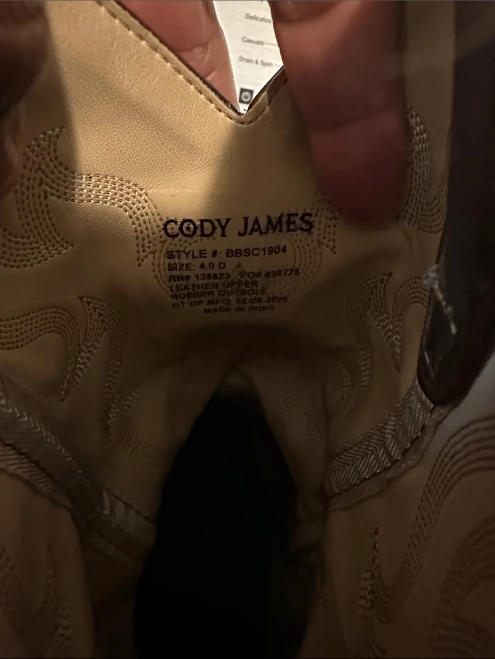 Kids Brown Western Pull-On Cowboy Boots